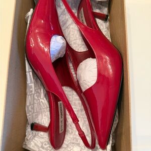 Steve Madden Glossy Red Heels